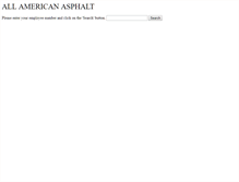 Tablet Screenshot of dispatch.allamericanasphalt.com